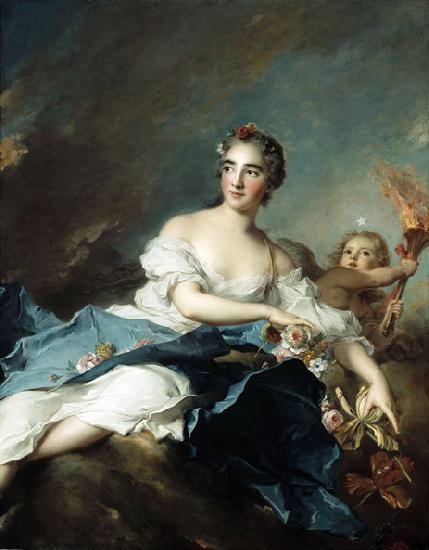 Jean Marc Nattier The Marquise de Vintimille as Aurora oil painting image